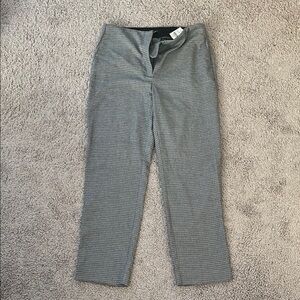 LOFT NWT Size 6 High Waist Houndstooth Pants